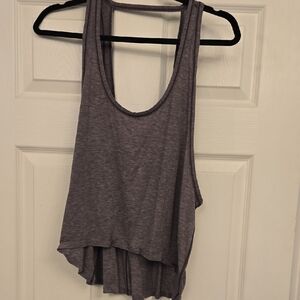 lululemon athletica Heathered Gray Tank Top